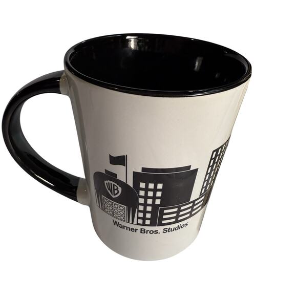 Warner Bros Studio Tour Hollywood Black and White Skyline Coffee Mug - Picture 8 of 10